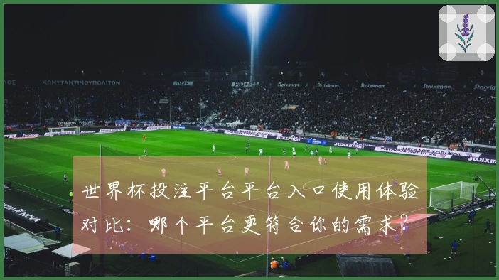 世界杯投注平台平台入口使用体验对比:哪个平台更符合你的需求?